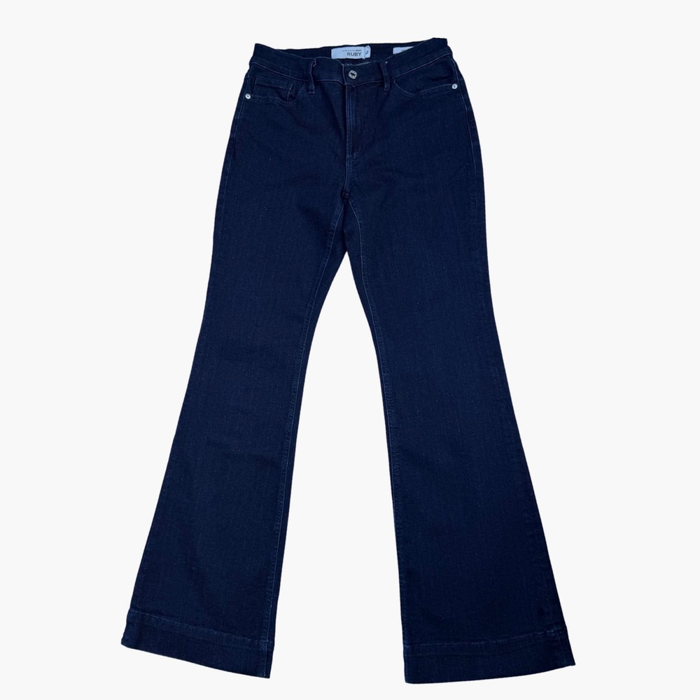 Dynamite Ruby Bootcut Jeans High Rise Dark Indigo Flare Denim Y2K Style Sz 8 29